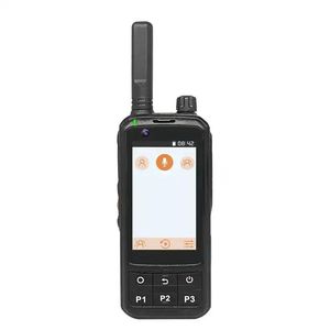 4gjmtech T370s Big Touch Screen Android 9.0 Poc Radio Mobile Phone with Walkie Talkie Support Zello and Real Ptt Network Walkie