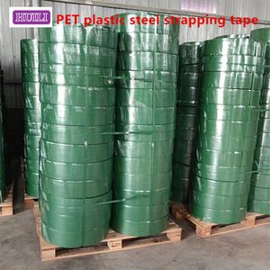 Premium White Green Pet Plastic Band Roll for Reliable Pet Packing Applications