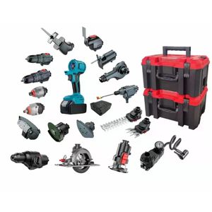 Brushless Cordless Power Tools Set Customizable Electrical Tool Box Set
