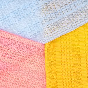 Knitting Elastic Mesh Brocade Jacquard Mesh Fabric Spring and Summer Women's Dress