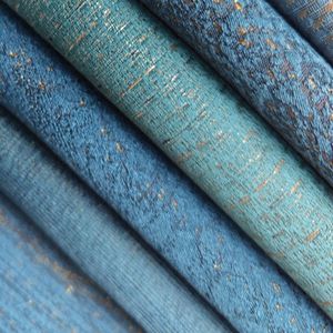 Home Designs of Walls Window Plain Embroidery Embossed 100% Solid in Stock Luxury Blackout Curtain Fabric for Hotels