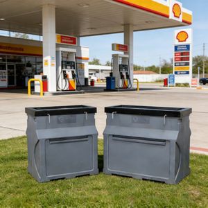 Oil Collecting Tank with Level Gauge and Alarm for Gas Station Inventory Management and Prevent Overflow