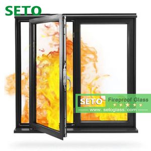 Fireproof China Wholesale Price Fire Insulation 15min Custom Building Partition Fire-Resistant Glass