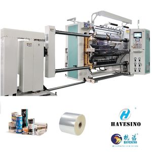Pet PVC Film Stretch Film BOPP Film Window Film Packing Material Pet Film Laminating Film High Speed Film Slitting Machine Machinery Packing Machine Cutter