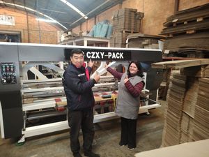 Fully Automatic Three-Layer and Five-Layer Corrugated Cardboard Box Folding and Gluing Folder Gluing Machine a New Generation