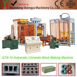 Full Automatic Concrete Hollow Block Making Machine Qt8-15