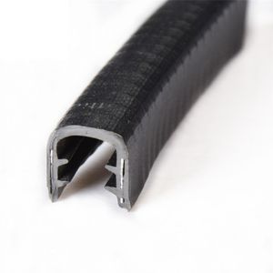 U Shape Car Door Edge Seal Weatherstrip PVC Cars Door Rubber Seal