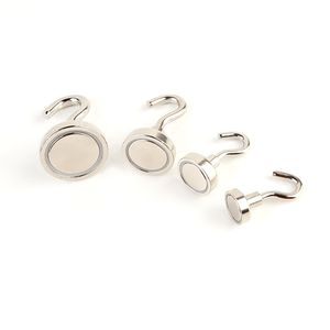 Customized Permanent Rare Earth Strong Magnetic Hooks NdFeB Pot Magnet with Hook
