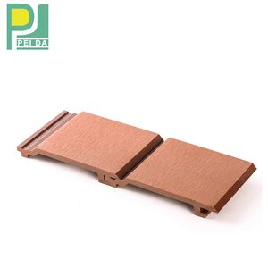Waterproof Co-Extrusion White Wood PVC Cladding Outdoor Wall Panel