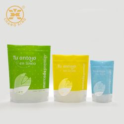Custom Flexible Packaging Manufacturer Matte Plastic Stand up Bags with Zipper Clear Window for Snack Food Candy Nut Dried Fruit