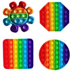 Silicone Stress Relievers Squishy Silicone Toys Push Fidget Toy for Kids