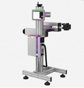 Expire Date Laser Coding Machine on Pet PP Glass Bottle Carton