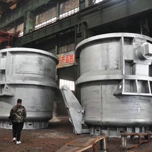 Foundry Factory Steel Hot Metal Transfer 1-15 Ton Pouring Iron Barrel Insulation Sliding Lifting Bottom Pouring Smelting Ductile Ladle