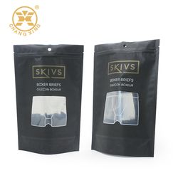 Custom Printing Mylar Aluminum Foil Zipper Underwear Socks Packaging Bag
