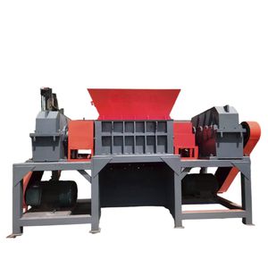 High-Performance Double-Shaft Waste Tire Rubber Plastic Scrap Metal Household Appliance Large Furniture Shredder