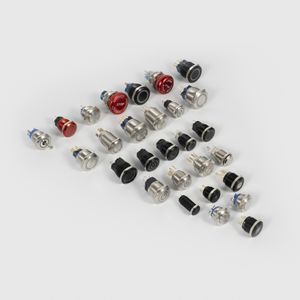 Waterproof Push Button Switch with Momentary Operation and Stainless Steel Build