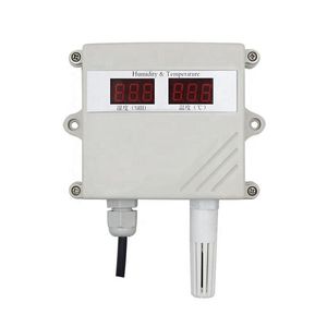 High-Precision LCD Temperature and Humidity Monitor with External Sensor