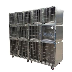 Medical Veterinary Equipment Stainless Steel Bird Crate Large Dog Pet Cage