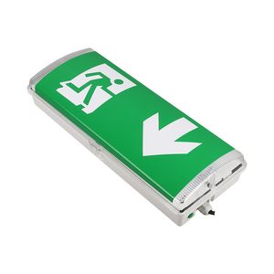 SAA/CE Certified IP65 Waterproof Rechargeable Bulkhead Exit Sign Emergency Light
