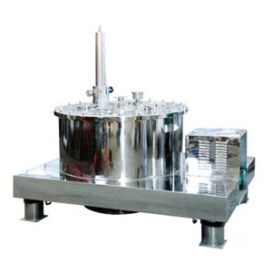 Flat Plate Automatic Scraper Bottom Discharge Industrial Scalefilter Centrifuge Machine