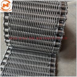 SUS304 / SUS316 Wire Mesh Conveyor Belt for Food Freezer