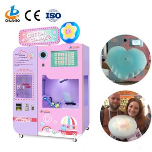 OEM ODM Make Money Fully Automatically Candy Floss Cotton Candy Vending Machine