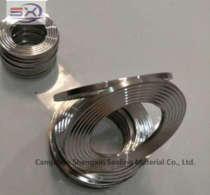 Corrosion Resistant 316 Stainless Steel Corrugated Ring Gasket with Concave and Convex Lines