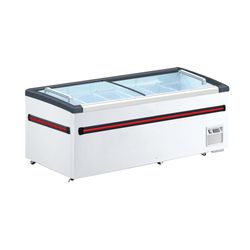 Commercial Meat Display Freezer Supermarket Island Chest Frozen Food Freezer