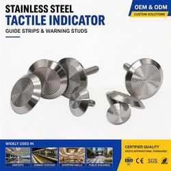 Stainless Steel Tactile Strip and Tactile Stud