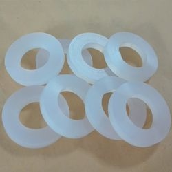 High Temperature Clear Rubber Flat Tap Washers