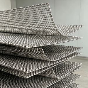 Stainless Steel Crimped Wire Mesh for Industrial Screening2.