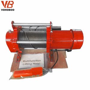 Low Noise Convenient Operation 400-1200kg Kcd Electric Wire Rope Winch for Lifting