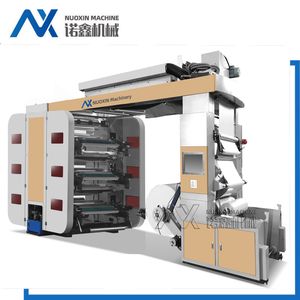 6 Color Paper Flexible Package Flexographic Printing Machine (belt type)