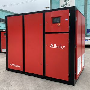 Two-Stage 75kw 5.5 Bar Low Pressure Screw Air Compressor for Textile Industry