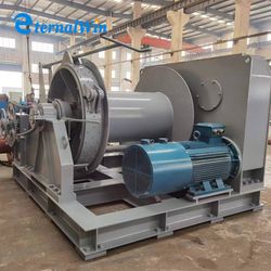 5ton 10tons 15 Tons 20tons Electric/ Diesel Engine Powered Ship Yard Marine Pulling Winch with Wire Rope