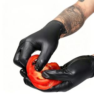 Eco Friendly Disposable Nitrile Gloves Safe for Food Contact Processing