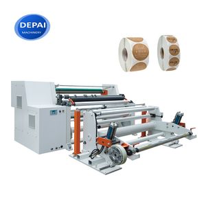 Semi Auto Vinyl Roll Sticker Adhesive Label Kraft Paper Slitting Machine for Sale
