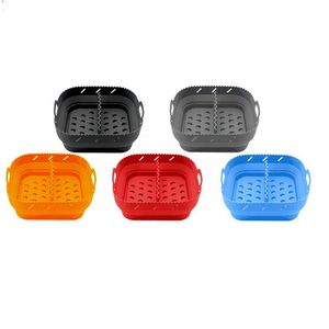 Reusable Food Grade Silicone Air Fryer Baking Pan Set
