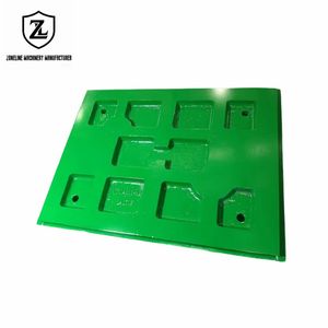 Heavy Duty Spray Painted Swing Jaw Plate Parts for C125 Crusher Models