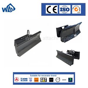 2.3 M Width Front Snow Blade/Dozer Blade for Construction Machinery Skid Steer Loader Bulldozer