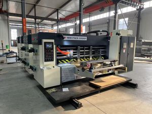 Hrb-Economical Lead Edge 4 Color Printer Slotter Die Cutter Printing Machine