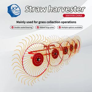 Agriculture Equipment Hay Rake Farming Equipment Hay Turning and Raking Machine