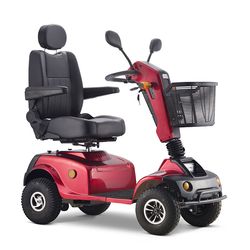Safe Electric Mobility Scooter for Seniors Anti Tip Design Smooth Ride