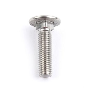 Cold Heading CNC Process Carriage Bolts Precision Stainless Steel Hex Head Bolt Knurled Bolts Screws