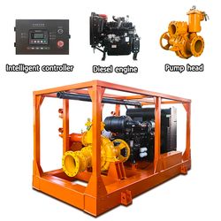 130m High Head Vacuum Assisted Centrifugal Mine Drainage Pump, Diesel Water Pump Power Water Pump Oilfield Pump Sewage Pump