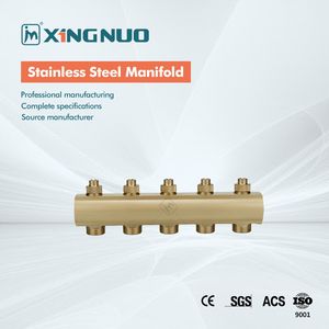 Premium Stainless Steel Packaging Valve Manifold with Custom Logo