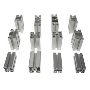 China Manufacturer 8042 OEM 40X40 T Slot Anodized 6063 T5 Extruded Profile Aluminium/Aluminum Profile for SIM Racing Rig/Assembly Line 4040 4080 40120 40160