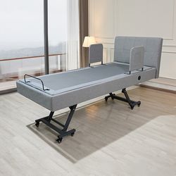 Homecare Electric Hospital Bed with Side Rails and Leg Elevation