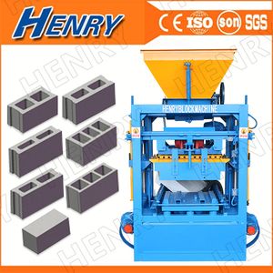 German Technology Duyue Qt4-24 The Best Performance Semi-Automatic Block Machine Brick Machine
