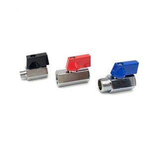 3/8 Brass Forged Body Chrome Plated Pneumatic Air Water Mini Ball Valve